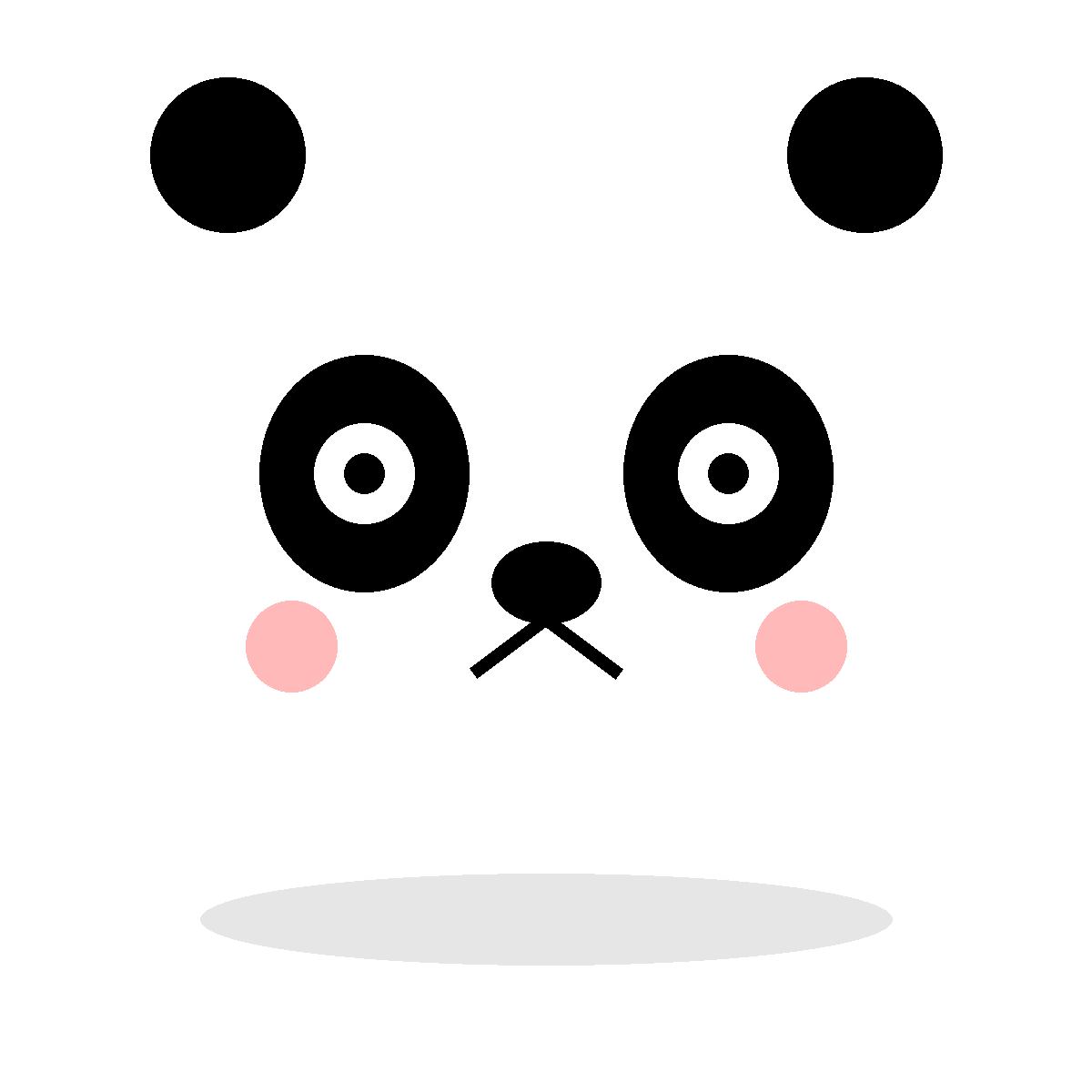 A very clickable panda