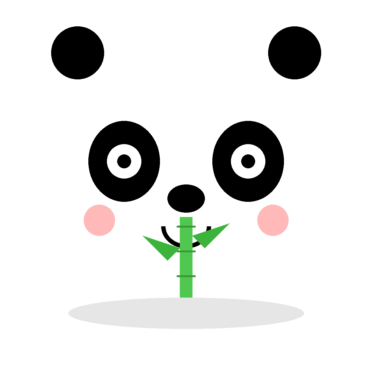A hungry panda
